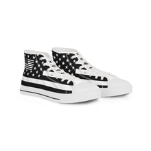 Load image into Gallery viewer, ( A) Stylish High Top Sneakers with American Flag Design, Unique Footwear for Independence Day, Casual Wear, Gifts for Men