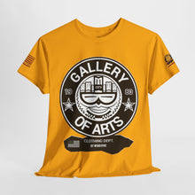 Load image into Gallery viewer, Gallery of Arts Unisex Heavy Cotton Tee, Casual Art T-Shirt, Vintage Style Graphic Tee, Unique Gift for Art Lovers, Independence Day Outfit