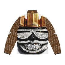 Load image into Gallery viewer, #16 Face Everything Diamond-Cut Puffer Jacket — Hot Chocolate Nature-Inspired