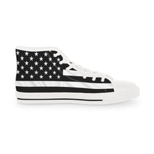 Load image into Gallery viewer, ( A) Stylish High Top Sneakers with American Flag Design, Unique Footwear for Independence Day, Casual Wear, Gifts for Men
