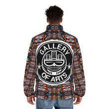 Load image into Gallery viewer, ( A ) Gallery of Arts Men's Puffer Jacket - Bold Graphic Outerwear for Style Enthusiasts