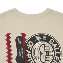 Load image into Gallery viewer, Gallery of Arts Unisex Heavy Cotton Tee, Casual Art T-Shirt, Vintage Style Graphic Tee, Unique Gift for Art Lovers, Independence Day Outfit