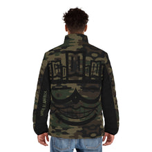 Load image into Gallery viewer, Luxury American Streetwear Puffer Jacket — Bold Designer Cold-Weather Coat