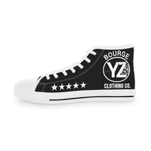 Load image into Gallery viewer, (A) Bourge YZ High Top Sneakers — Black Vintage Star Logo Men's