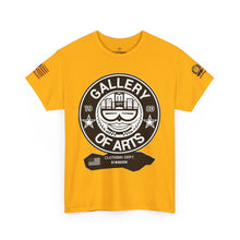 Load image into Gallery viewer, Gallery of Arts Unisex Heavy Cotton Tee, Casual Art T-Shirt, Vintage Style Graphic Tee, Unique Gift for Art Lovers, Independence Day Outfit