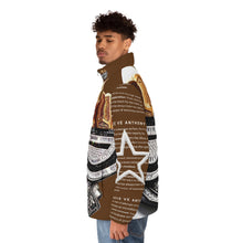 Load image into Gallery viewer, #16 Face Everything Diamond-Cut Puffer Jacket — Hot Chocolate Nature-Inspired