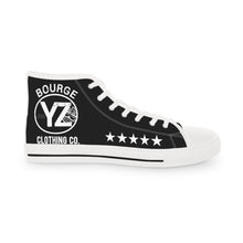 Load image into Gallery viewer, (A) Bourge YZ High Top Sneakers — Black Vintage Star Logo Men's