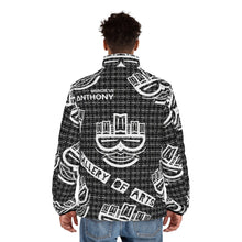 Load image into Gallery viewer, (A) Bold Black & White Men’s Puffer Jacket - Stylish Streetwear for Every Season
