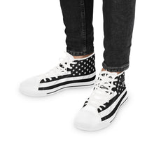 Load image into Gallery viewer, ( A) Stylish High Top Sneakers with American Flag Design, Unique Footwear for Independence Day, Casual Wear, Gifts for Men