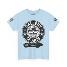 Load image into Gallery viewer, Gallery of Arts Unisex Heavy Cotton Tee, Casual Art T-Shirt, Vintage Style Graphic Tee, Unique Gift for Art Lovers, Independence Day Outfit
