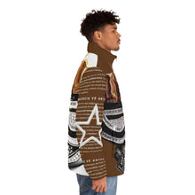 Load image into Gallery viewer, #16 Face Everything Diamond-Cut Puffer Jacket — Hot Chocolate Nature-Inspired
