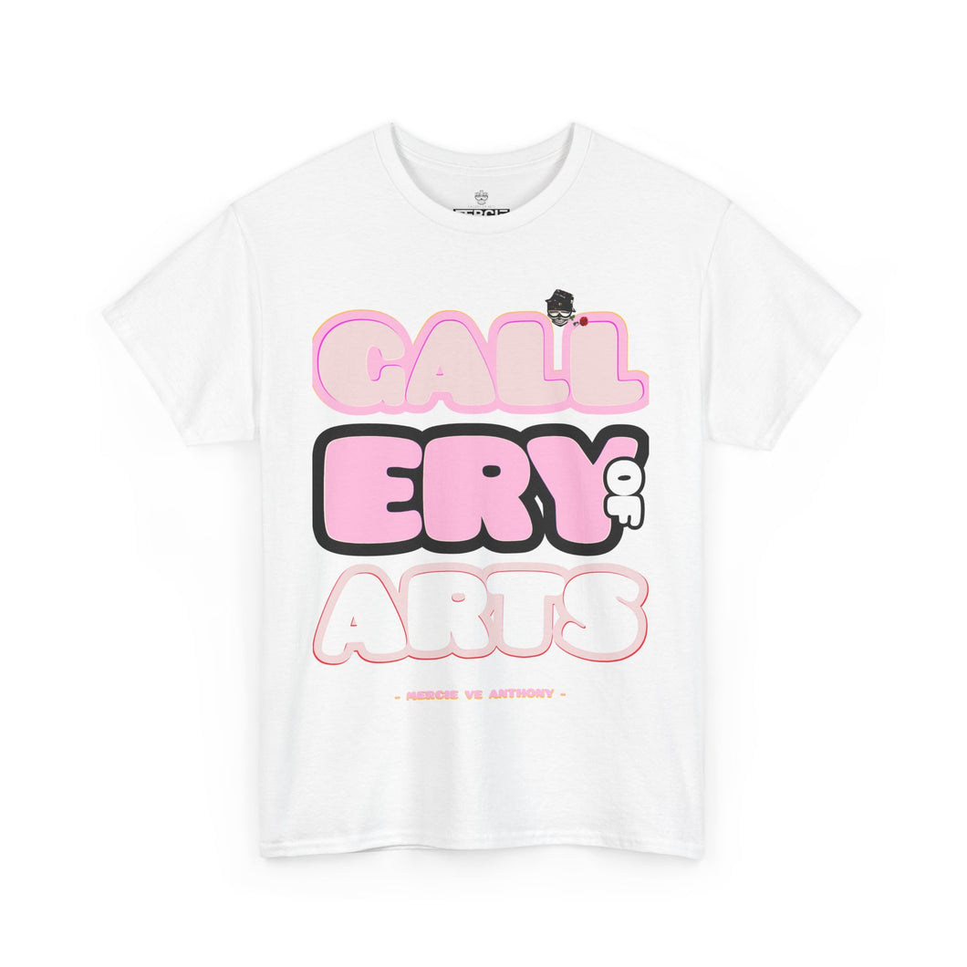 ( B ) Gallery of Arts Unisex Heavy Cotton Tee - Stylish Graphic T-Shirt for Art Lovers & Creatives
