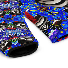 Load image into Gallery viewer, #9 Men's Puffer Jacket with Bold Artistic Print
