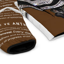 Load image into Gallery viewer, #16 Face Everything Diamond-Cut Puffer Jacket — Hot Chocolate Nature-Inspired

