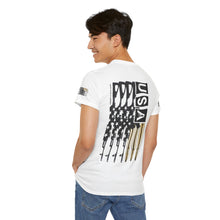 Load image into Gallery viewer, ( A ) Patriotic Graphic Tee, USA Flag T-Shirt, Unisex Casual Wear, Independence Day Outfit, Veteran Gift, Graphic Tee for Men and Women
