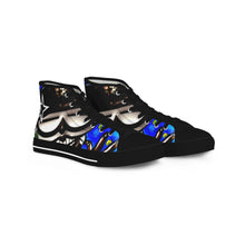Load image into Gallery viewer, ( A ) Stylish Men's High Top Sneakers with Graphic Design, Unique Streetwear Footwear, Cool Gift for Him, Trendy Casual Shoes, Urban Fashion [...]
