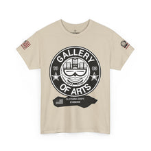 Load image into Gallery viewer, Gallery of Arts Unisex Heavy Cotton Tee, Casual Art T-Shirt, Vintage Style Graphic Tee, Unique Gift for Art Lovers, Independence Day Outfit
