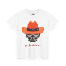Load image into Gallery viewer, ( B ) Bold Graphic Unisex Heavy Cotton Tee - &#39;Arch Nemesis&#39; Design
