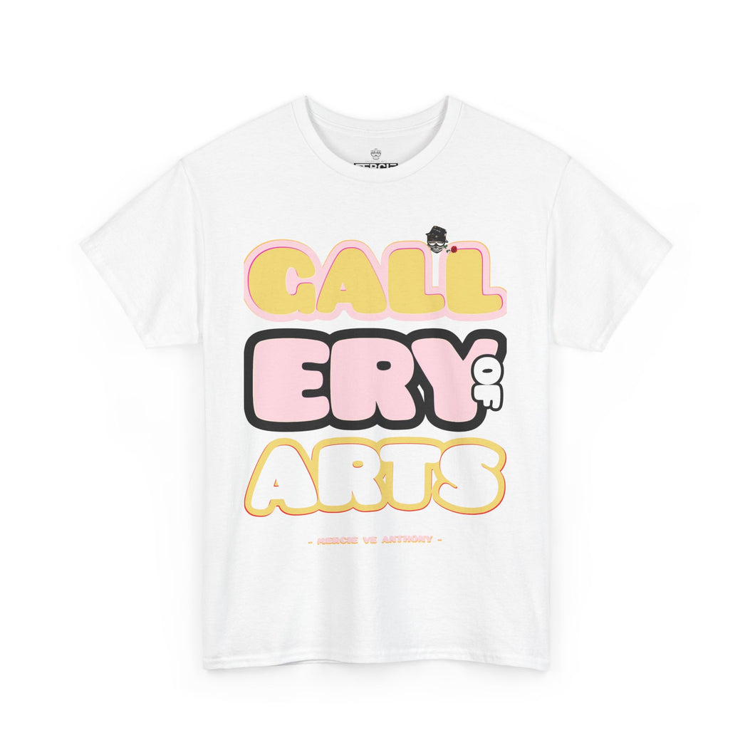 ( B ) Gallery of Arts Unisex Heavy Cotton Tee - Creative Call Graphic T-Shirt