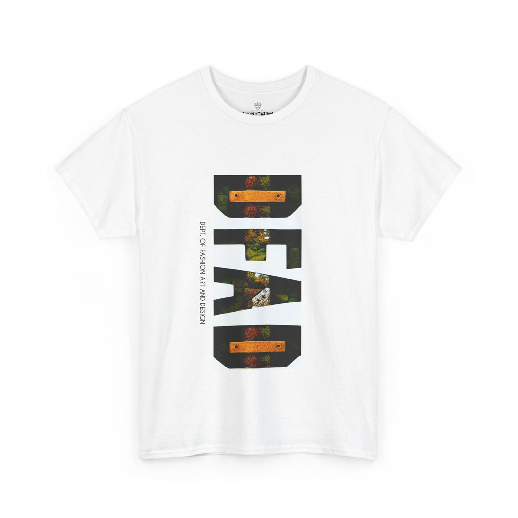 ( A ) Floral DFAD Graphic Unisex Heavy Cotton Tee - Unique Streetwear
