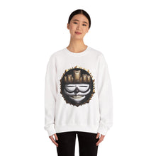 Load image into Gallery viewer, Skull Crown Crewneck Sweatshirt — Mask Emblem
