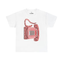 Load image into Gallery viewer, ( A ) Vintage Red Phone Unisex Heavy Cotton Tee
