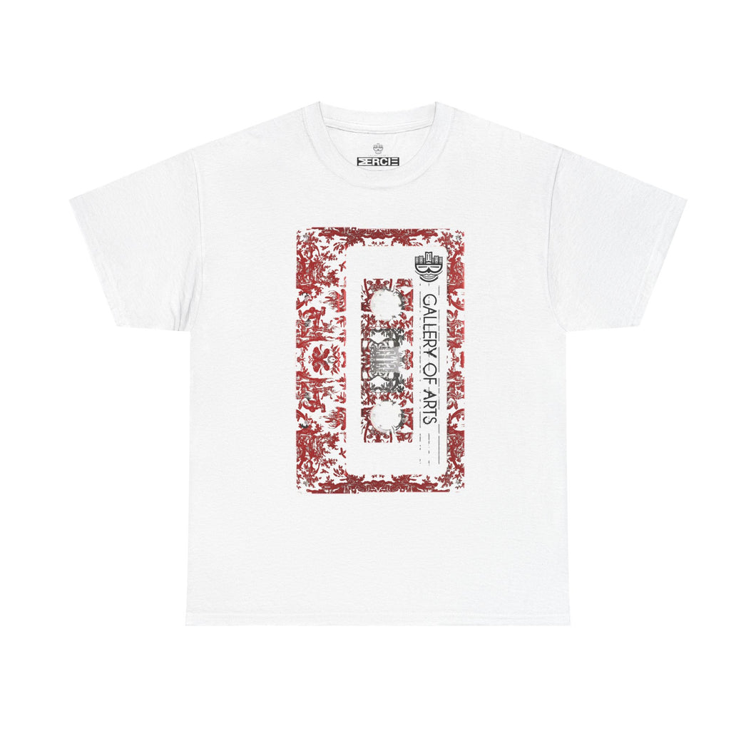 ( A ) Vintage Cassette Tape Unisex Heavy Cotton Tee - Retro Music Vibes