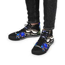 Load image into Gallery viewer, ( A ) Stylish Men&#39;s High Top Sneakers with Graphic Design, Unique Streetwear Footwear, Cool Gift for Him, Trendy Casual Shoes, Urban Fashion [...]
