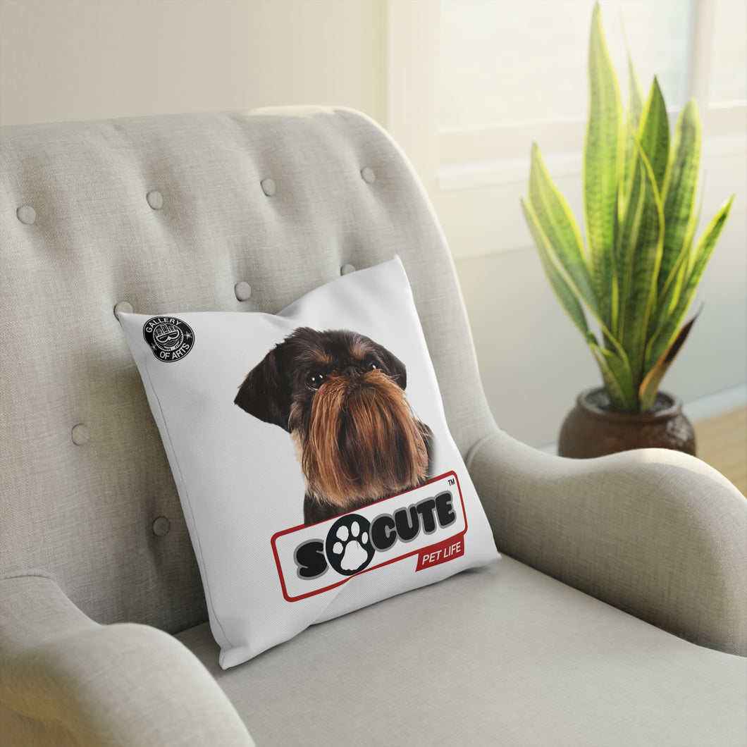 So Cute Dog Cushion - Adorable Pet Decor, Animal Lover Gift, Home Accent, Dog-Themed Pillow, Cozy Vibes!