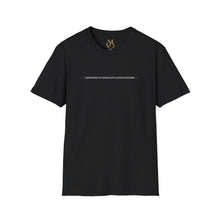 Load image into Gallery viewer, Minimalist 'Department of Fashion Art &amp; Elevated Designs' T‑Shirt
