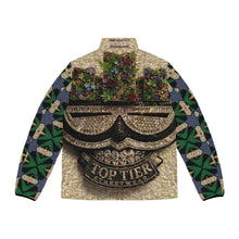 Load image into Gallery viewer, Top Tier Floral Emblem Puffer Jacket
