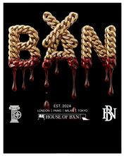 Load image into Gallery viewer, #6 BÄN  — Bold Drip Streetwear Graphic Tee
