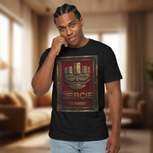 Load image into Gallery viewer, #14 Mercie T-Shirt — Vintage Red &amp; Gold
