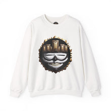 Load image into Gallery viewer, Skull Crown Crewneck Sweatshirt — Mask Emblem
