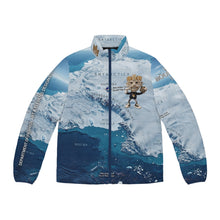 Load image into Gallery viewer, Antarctica Graphic Puffer Jacket — Penguin &amp; Statue AOP
