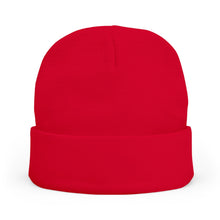Load image into Gallery viewer, Crown "Mercie" Knit Beanie – Cozy Gold Accent Winter Hat
