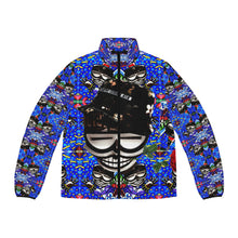 Load image into Gallery viewer, #9 Men's Puffer Jacket with Bold Artistic Print
