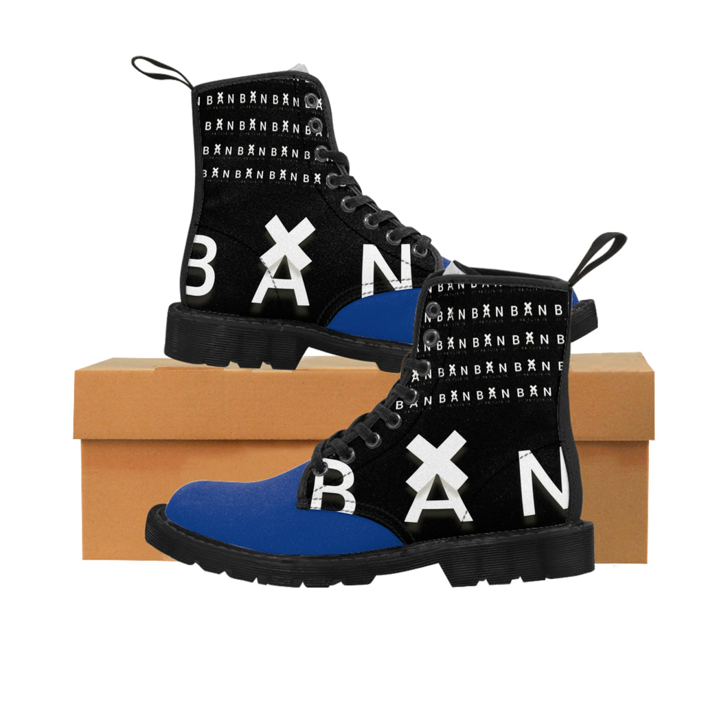 ( B A N ) canvas stepper boots