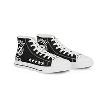 Load image into Gallery viewer, (A) Bourge YZ High Top Sneakers — Black Vintage Star Logo Men's
