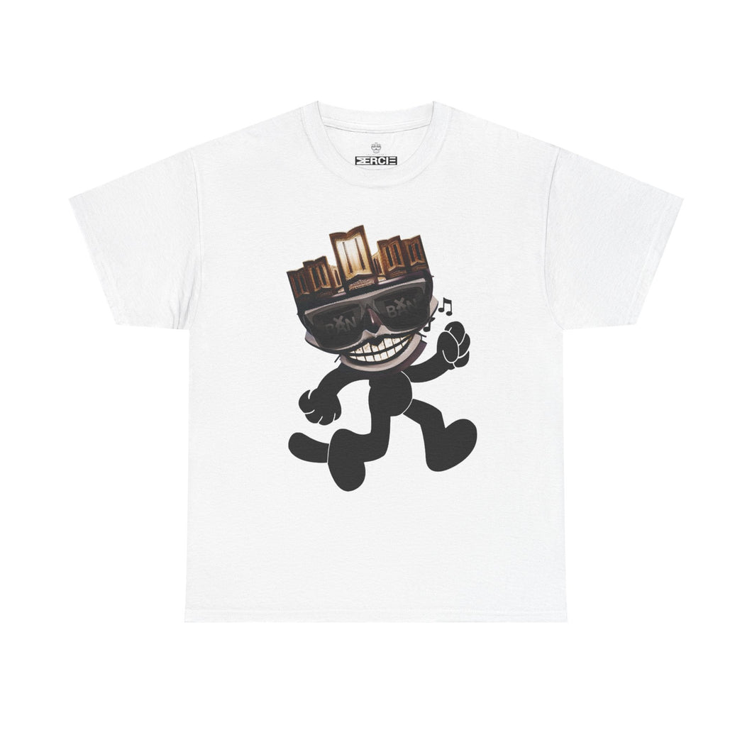 ( A )l Cartoon Style Unisex Heavy Cotton Tee - Ideal for Casual Outings and Gifts