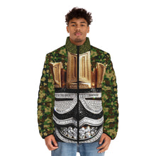 Load image into Gallery viewer, #15 Face Everything Puffer Jacket — Bold Luxury Streetwear
