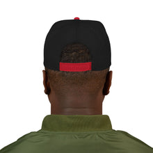 Load image into Gallery viewer, Snapback Hat — Bold White "BAN" Embroidered Streetwear Cap
