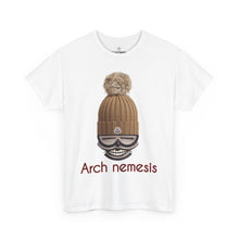 Load image into Gallery viewer, ( B ) Playful Unisex Heavy Cotton Tee - &#39;Arch Nemesis&#39; &amp; &#39;Gallery of Arts&#39; Design
