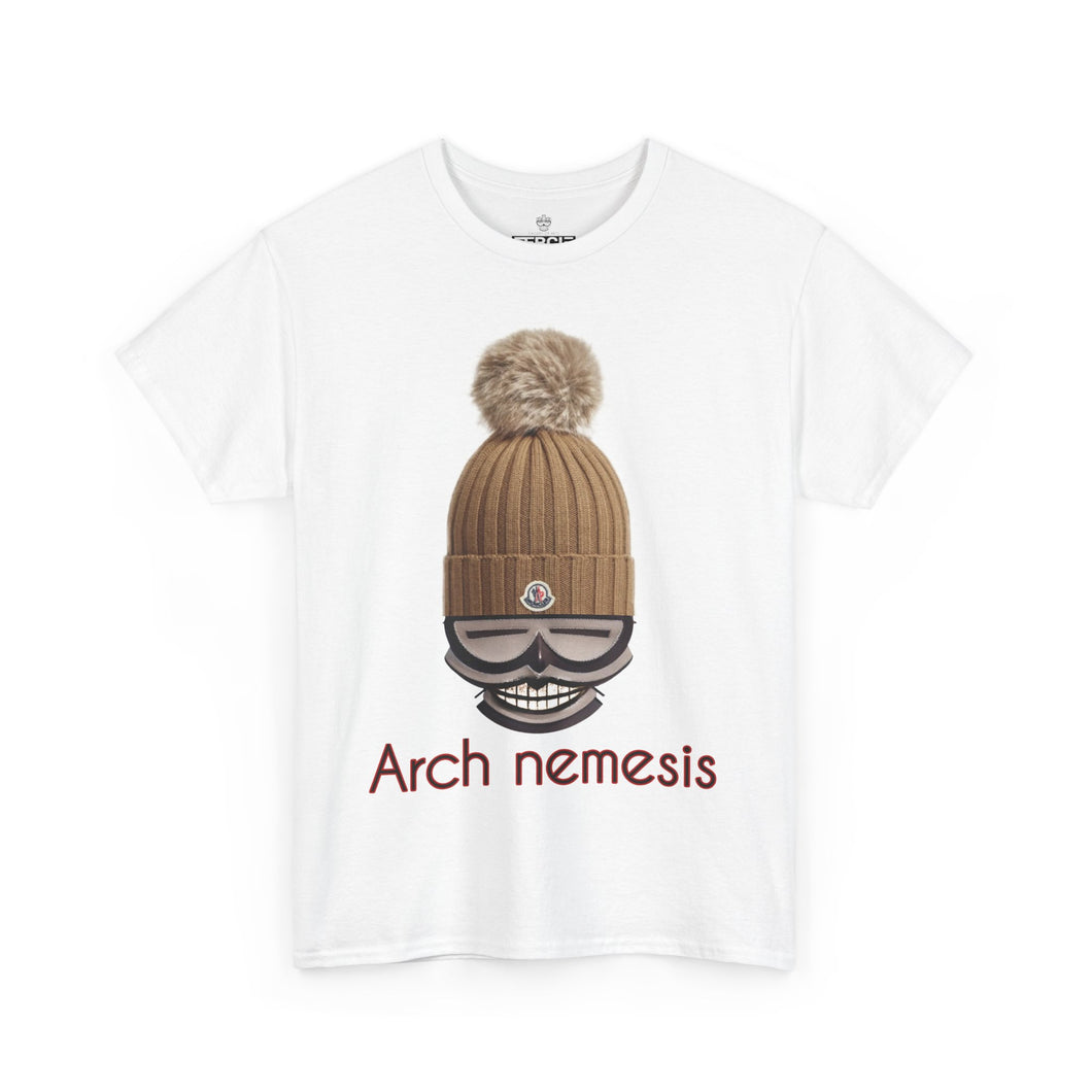 ( B ) Playful Unisex Heavy Cotton Tee - 'Arch Nemesis' & 'Gallery of Arts' Design