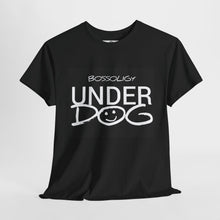 Load image into Gallery viewer, Unisex Heavy Cotton Tee - &quot;BOSSOLOGY UNDER DOG&quot; Graphic Shirt, Casual Oversized Tee for Everyday Wear, Gifts for Dog Lovers, Fun [...]
