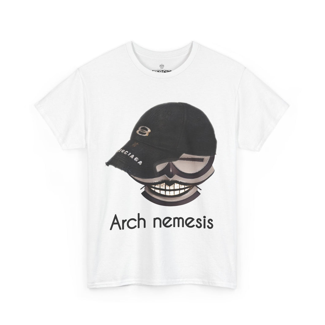 ( B ) Unisex Heavy Cotton Tee - Arch Nemesis Graphic Tee, Retro Art Vibes, Perfect for Creative Souls