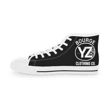 Load image into Gallery viewer, (A) Bourge YZ High Top Sneakers — Black Vintage Star Logo Men's
