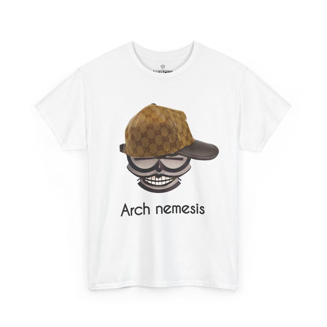 ( B ) Unisex Heavy Cotton Tee - Arch Nemesis Graphic T-Shirt for Arts Lovers