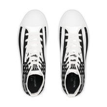 Load image into Gallery viewer, ( A) Stylish High Top Sneakers with American Flag Design, Unique Footwear for Independence Day, Casual Wear, Gifts for Men
