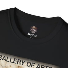 Load image into Gallery viewer, Gallery of Arts 'Mercie' Graphic T-Shirt — Vintage Mask Art Tee
